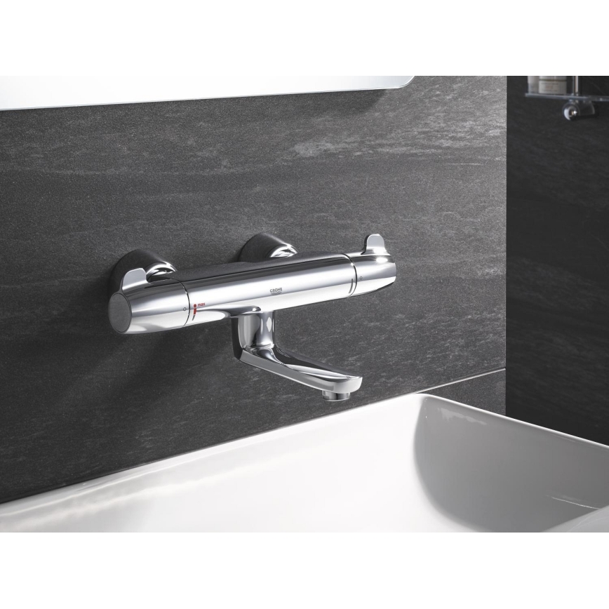 GROHE 34666000 - Mezclador termostático médico DN 15, cromo brillante