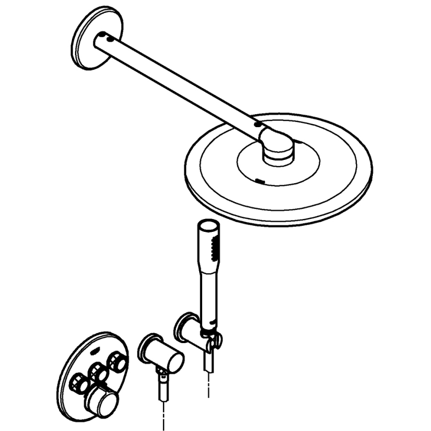 GROHE 34709000 - Set de ducha SMARTCONTROL Perfect cromo brillante