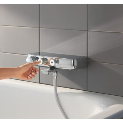 GROHE 34718000 - Grifo termostático para bañera GROHTHERM SMARTCONTROL 12” cromado
