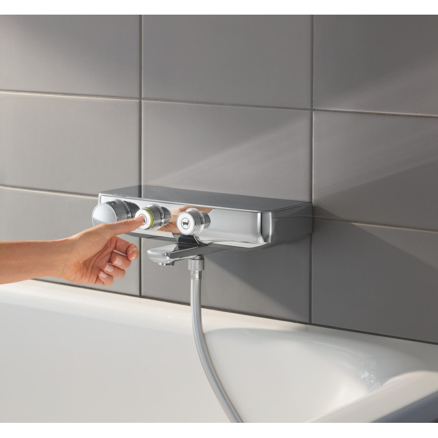 GROHE 34718000 - Grifo termostático para bañera GROHTHERM SMARTCONTROL 12” cromado