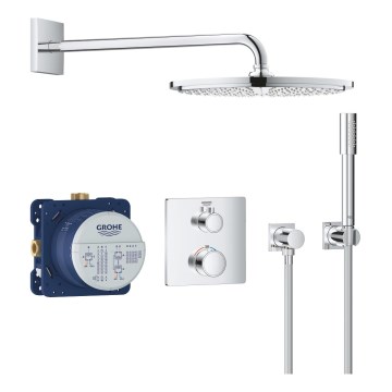 GROHE 34730000 - Set de ducha GROHTHERM RAINSHOWER COSMOPOLITAN 310 422 mm cromo