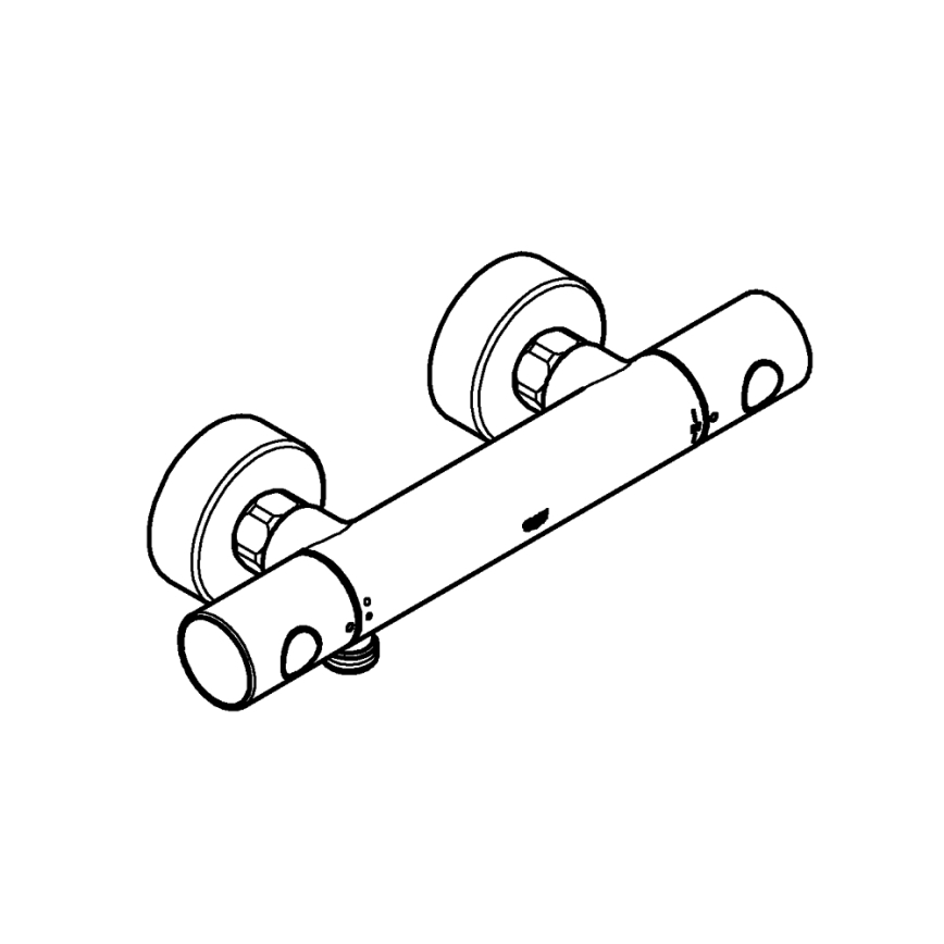 GROHE 34773000 - Grifería termostática de ducha PRECISION GET DN 15 cromo brillante