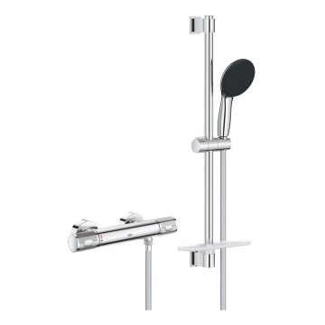 GROHE 34791001 - Conjunto de ducha termostático PRECISION FEEL de 600 mm, cromado