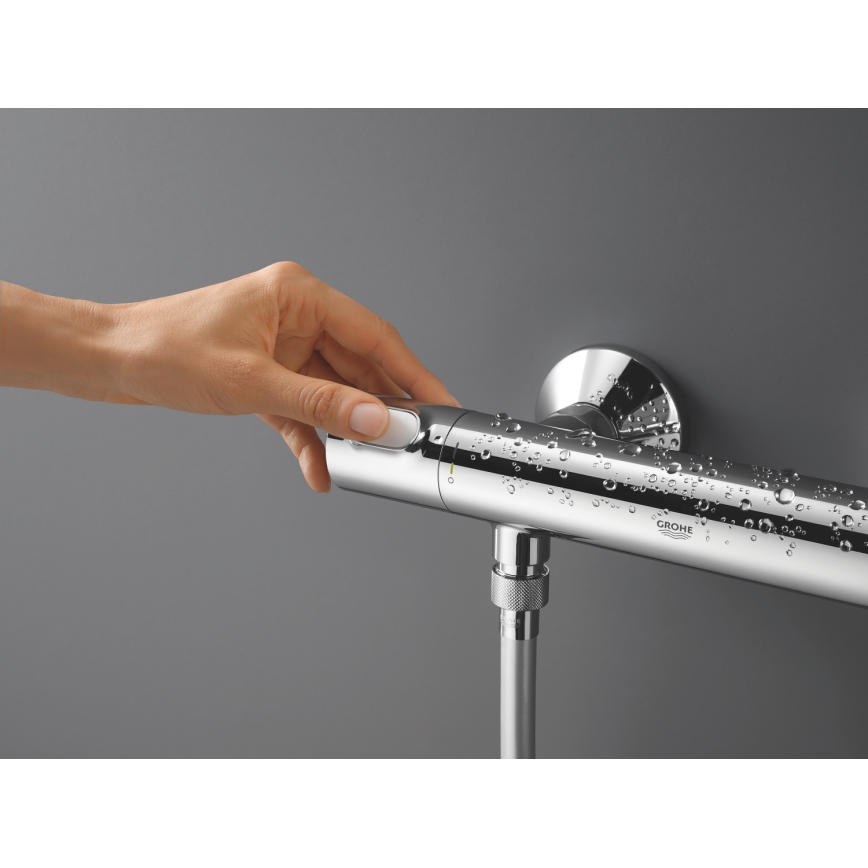 GROHE 34840000 - Mezclador termostático para ducha PRECISION DN 15, cromado brillante