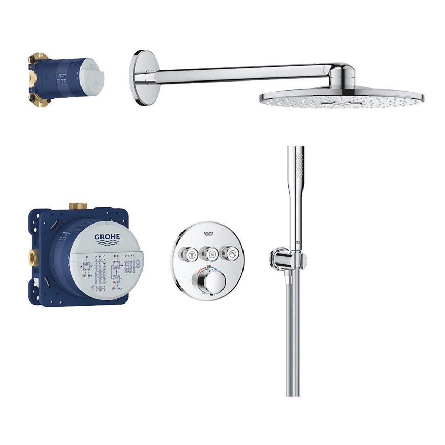 GROHE 34874000 - Sistema de ducha PRECISION SMARTCONTROL de 310 mm, cromado brillante