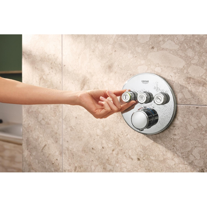 GROHE 34874000 - Sistema de ducha PRECISION SMARTCONTROL de 310 mm, cromado brillante