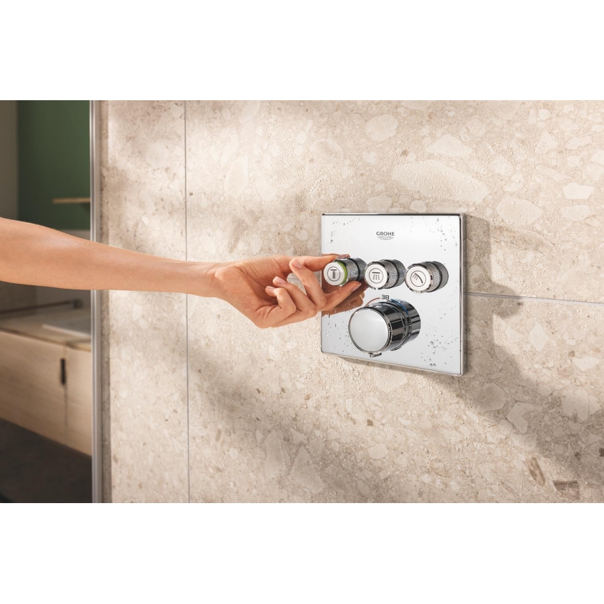 GROHE 34875000 - Sistema de ducha PRECISION SMARTCONTROL 310 mm, cromo brillante