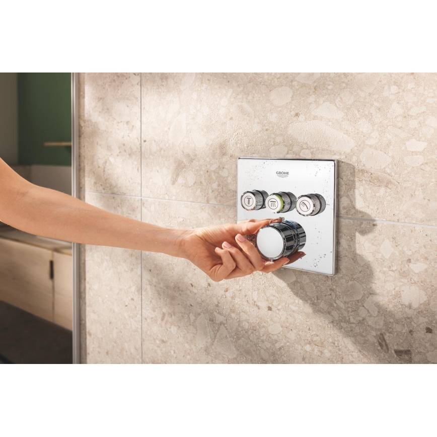 GROHE 34875000 - Sistema de ducha PRECISION SMARTCONTROL 310 mm, cromo brillante