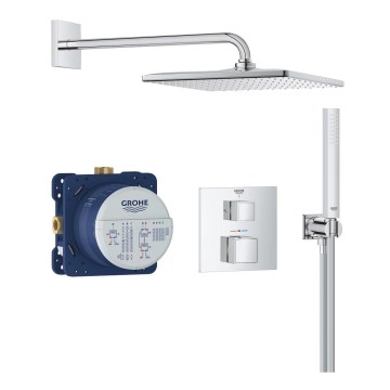 GROHE 34879000 - Sistema de ducha empotrado PRECISION CUBE 310 × 310 mm cromado