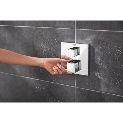 GROHE 34879000 - Sistema de ducha empotrado PRECISION CUBE 310 × 310 mm cromado