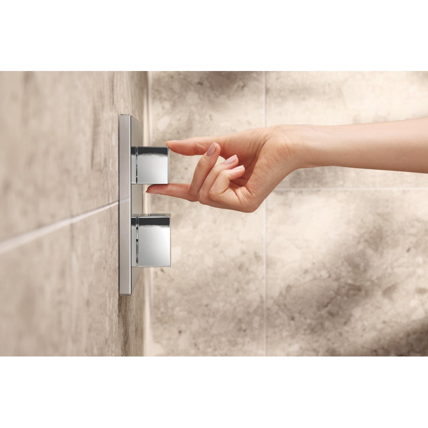 GROHE 34879000 - Sistema de ducha empotrado PRECISION CUBE 310 × 310 mm cromado