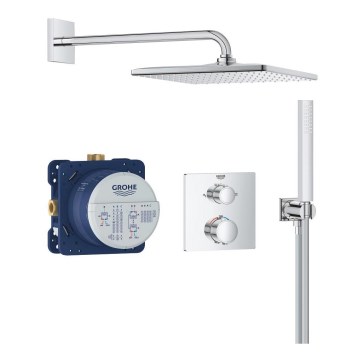 GROHE 34881000 - Sistema de ducha empotrado PRECISION 310 × 310 mm cromo brillante
