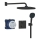 GROHE 348822430 - Set de ducha PRECISION 250 × 250 mm negro