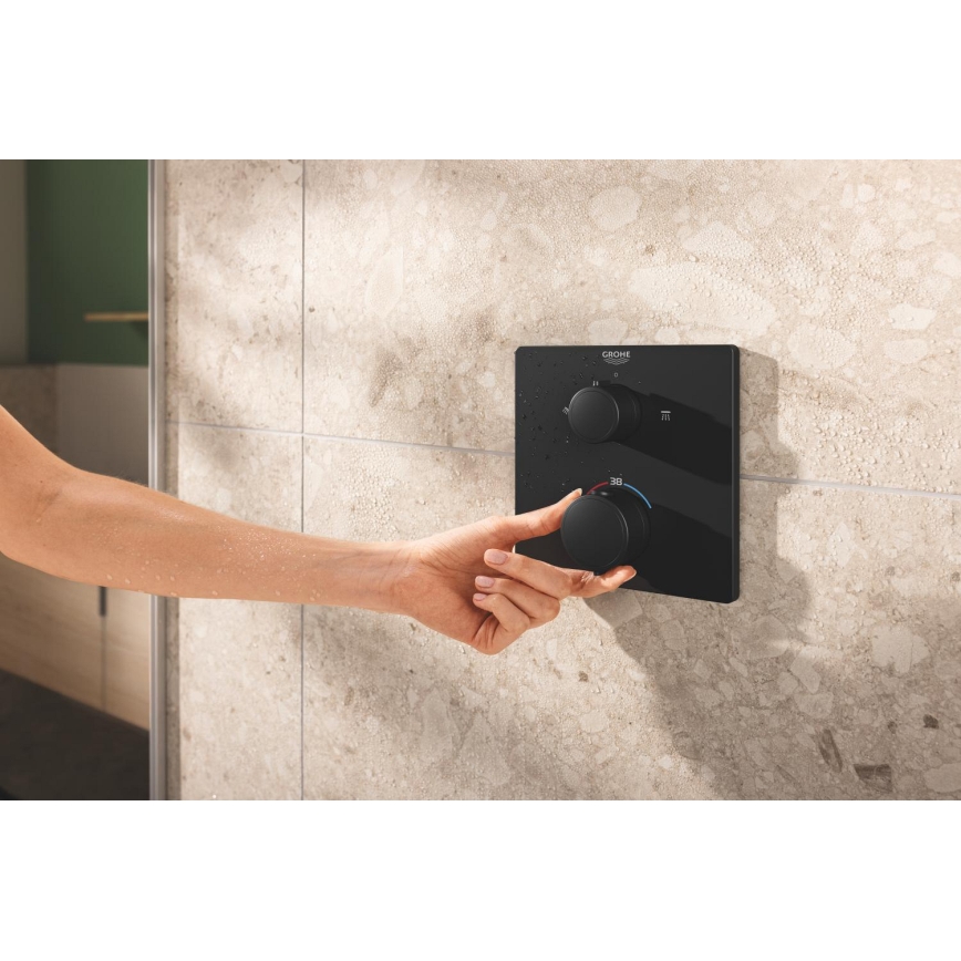 GROHE 348822430 - Set de ducha PRECISION 250 × 250 mm negro