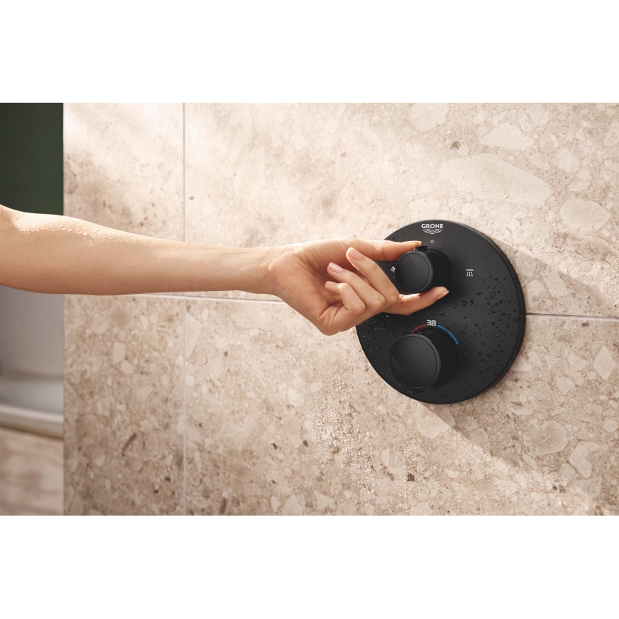 GROHE 348832430 - Set de ducha VITALIO START 250 mm negro