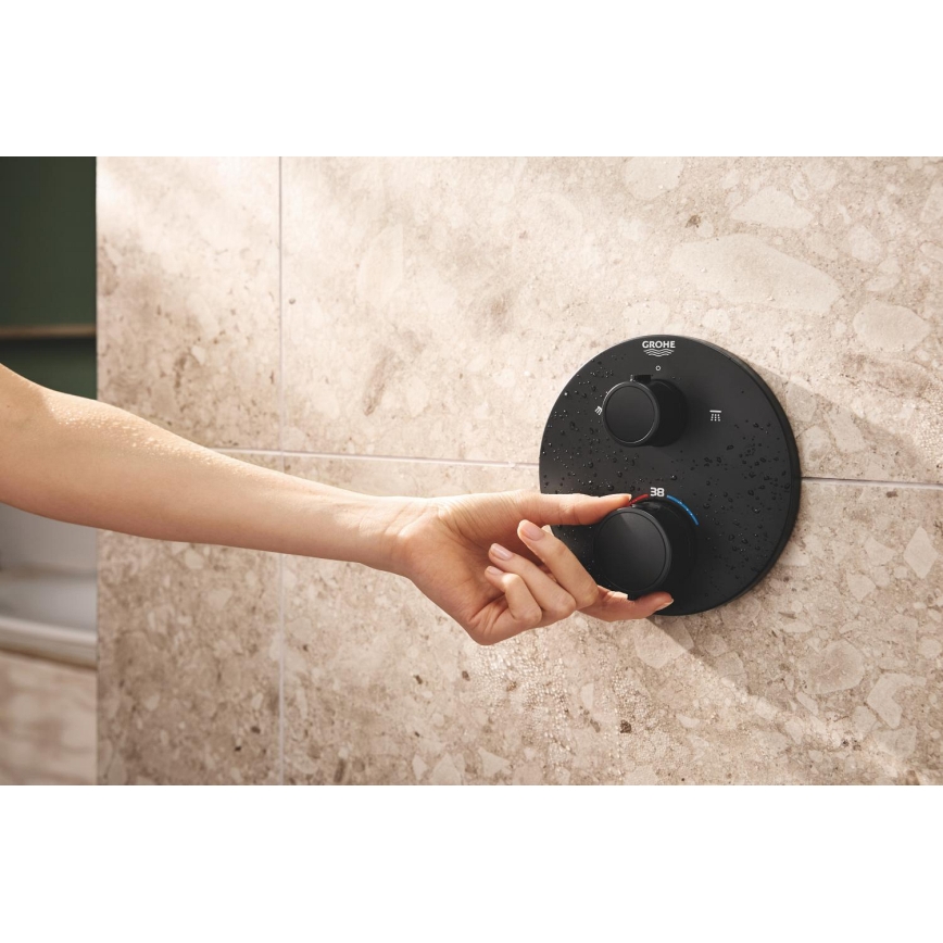 GROHE 348832430 - Set de ducha VITALIO START 250 mm negro