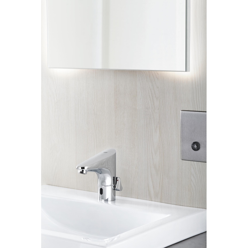 GROHE 36207001 - Grifo electrónico para lavabo EUROPLUS E DN 15 cromo brillante