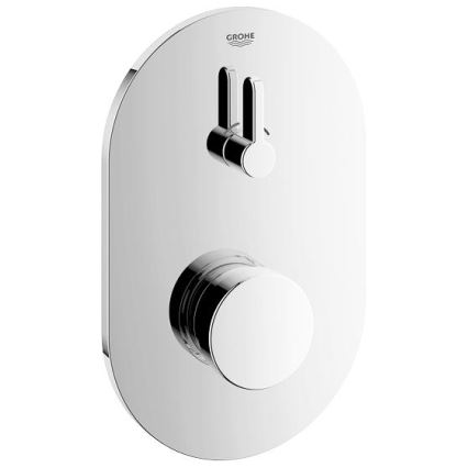 GROHE 36321000 - Grifo de ducha con cierre automático EUROSMART COSMOPOLITAN T, acabado cromado