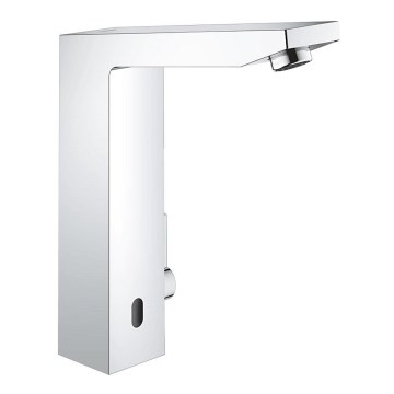 GROHE 36440000 - Grifo electrónico con sensor infrarrojo para lavabo EUROCUBE E DN 15 cromo