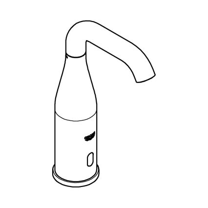 GROHE 36446000 - Grifo electrónico con sensor ESSENCE E, cromo brillante