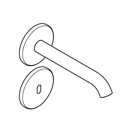 GROHE 36447000 - Grifo electrónico con sensor ESSENCE E 182 mm, cromo brillante