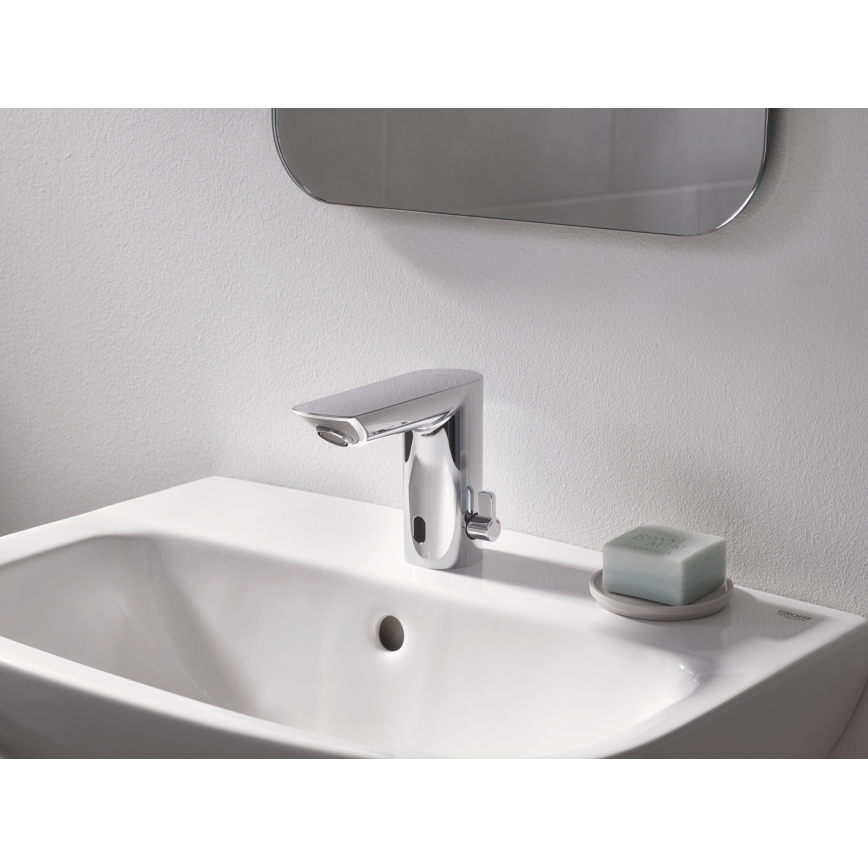 GROHE 36451000 - Grifo electrónico para lavabo BAU COSMOPOLITAN E, cromo brillante