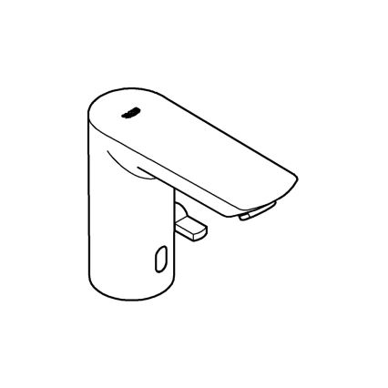 GROHE 36453000 - Grifo electrónico infrarrojo para lavabo BAU COSMOPOLITAN E 123 mm cromado