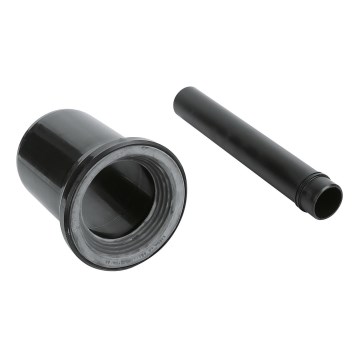 GROHE 37104K00 - Conjunto de alimentación y desagüe para inodoro, negro
