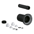GROHE 37311K00 - Conjunto de suministro y desagüe para inodoro 150 mm negro