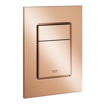 GROHE 37535DA0 - Placa de accionamiento SKATE COSMOPOLITAN S 130 × 172 mm acabado en bronce