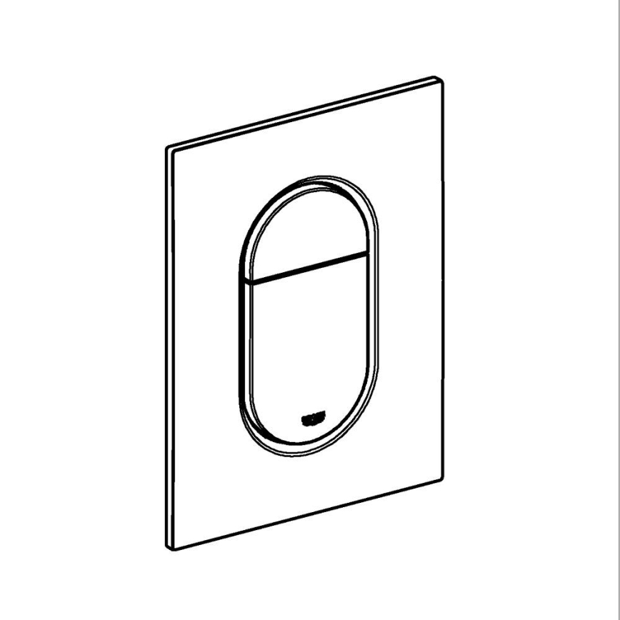 GROHE 37624GL0 - Placa de accionamiento ARENA COSMOPOLITAN S 130 × 172 mm dorada