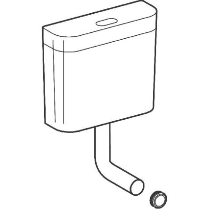 GROHE 37791SH0 - cisterna de descarga PS blanca