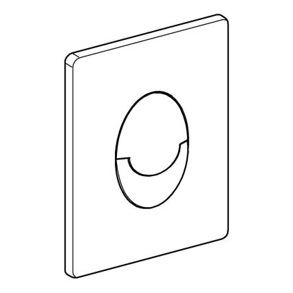 GROHE 38505SH0 - Placa de accionamiento SKATE AIR 156 × 197 mm blanco