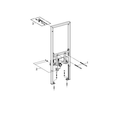 GROHE 38553001 - Módulo para bidé RAPID SL 1,13 m blanco