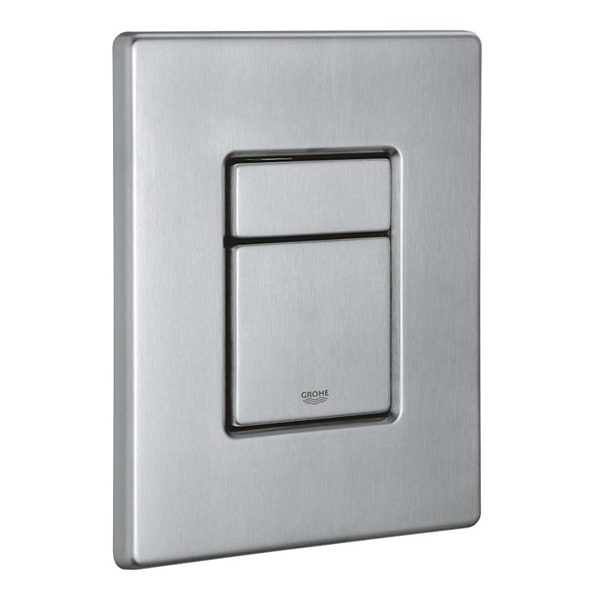 GROHE 38732SD0 - Placa de accionamiento SKATE COSMOPOLITAN 156 × 197 mm acero inoxidable