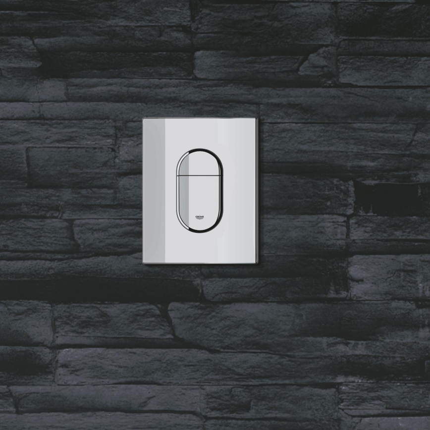 GROHE 38844000 - Pulsador de descarga ARENA COSMOPOLITAN 156 × 197 mm cromado