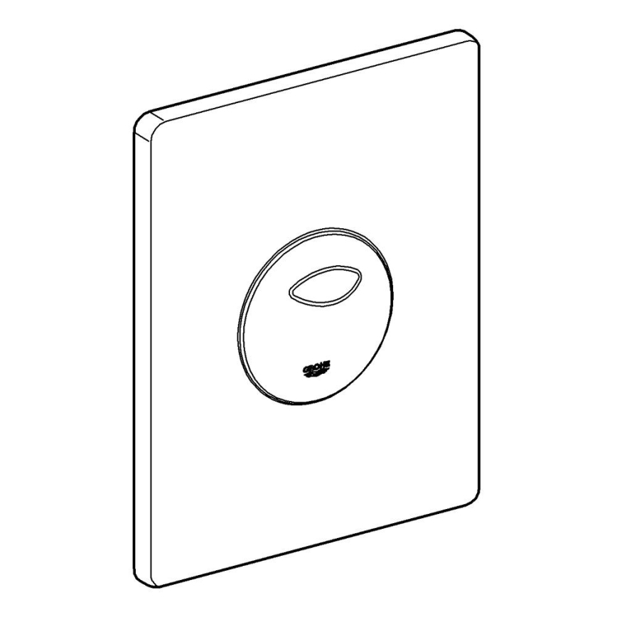 GROHE 38862SH0 - Pulsador SKATE 156 × 197 mm blanco