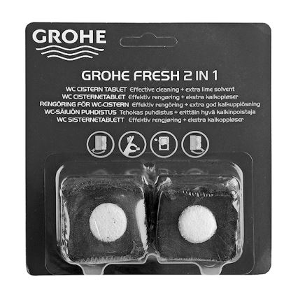 GROHE 38882000 - Pastillas para WC FRESH espuma de gel/blanca