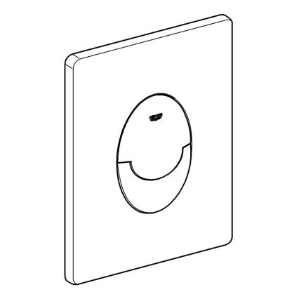 GROHE 38964KF0 - Pulsador de descarga START 156 × 197 mm Phantom negro