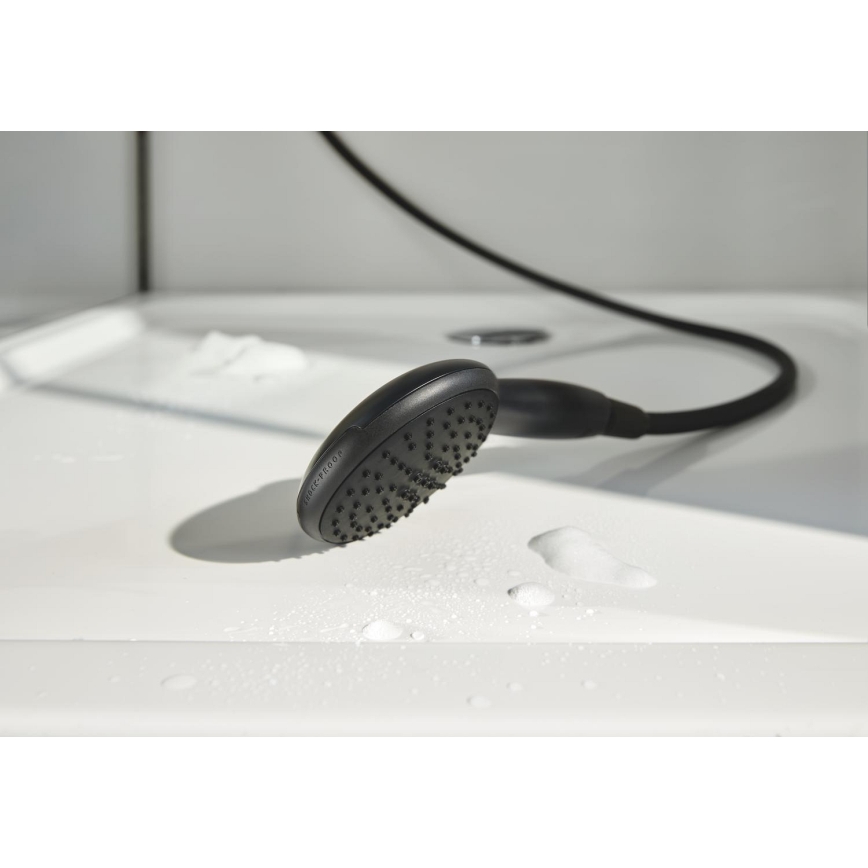 GROHE 389662430 - Pulsador de descarga EVEN 156 × 197 mm, negro