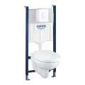 GROHE 39116000 - Juego 4 en 1 con cerámica SOLIDO COMPACT 1,13 m