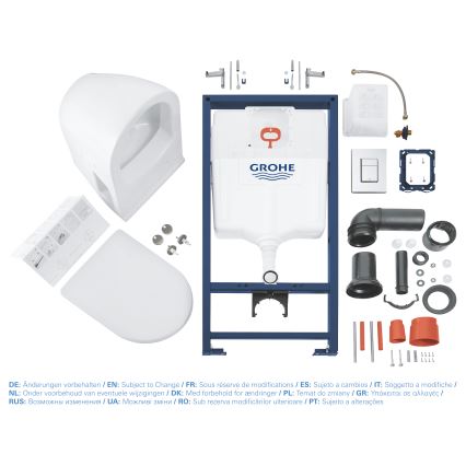 GROHE 39186000 - Kit de instalación empotrada SOLIDO 1,13 m blanco