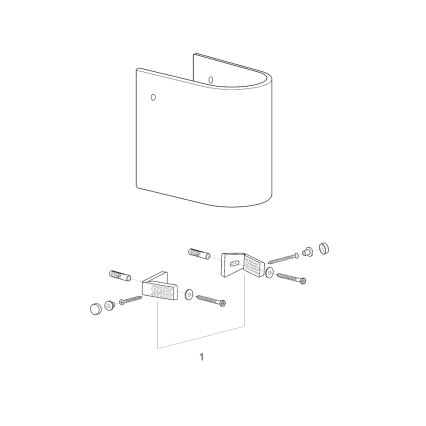 GROHE 39201000 - Semicolumna EURO CERAMIC 210 × 300 × 322 mm cerámica/blanco