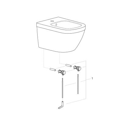 GROHE 39208000 - Bidé suspendido EURO CERAMIC 540 × 375 mm cerámica/blanco