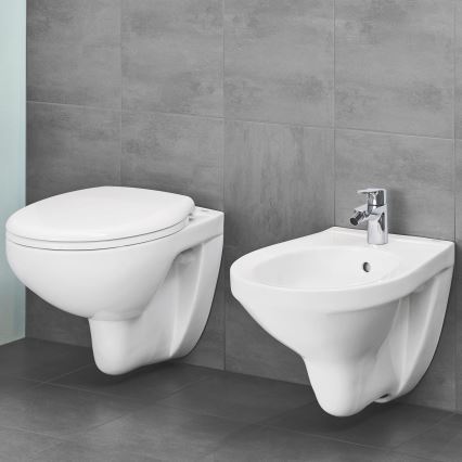 GROHE 39351000 - Inodoro suspendido BAU CERAMIC 53,1 × 36,8 × 36,3 cm cerámica/blanco