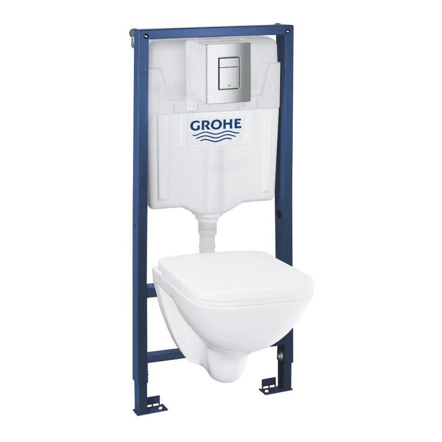 GROHE 39467000 - Juego para inodoro SOLIDO 1,13 m cerámica/blanco