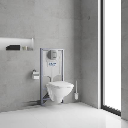 GROHE 39467000 - Juego para inodoro SOLIDO 1,13 m cerámica/blanco