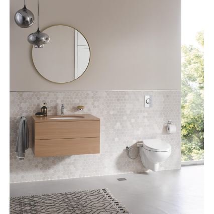 GROHE 39648SH0 - Asiento de bidé manual BAU CERAMIC, blanco duradero