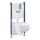 GROHE 39816000 - Juego para inodoro SOLIDO COMPACT 1,13 m, cerámica/blanco