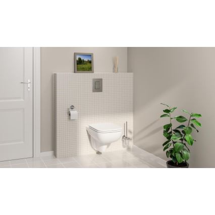 GROHE 39816000 - Juego para inodoro SOLIDO COMPACT 1,13 m, cerámica/blanco